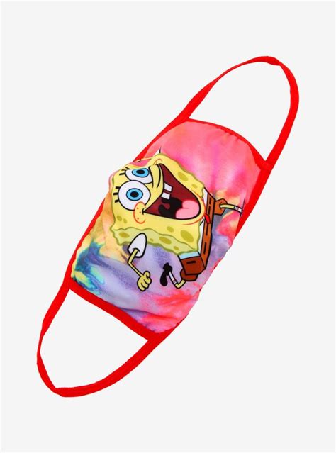 Spongebob Squarepants Running Fashion Face Mask With Filter Pocket
