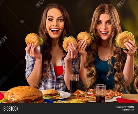 Hamburger Fast Food Image And Photo Free Trial Bigstock