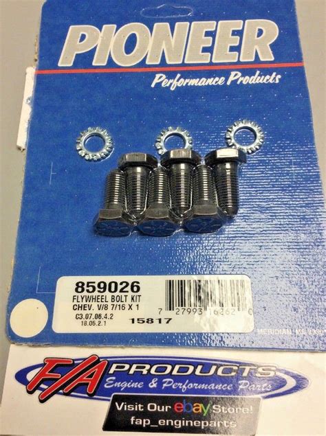 Ford And Chevrolet Manual Transmission Flywheel Bolt Kit Pioneer 859026