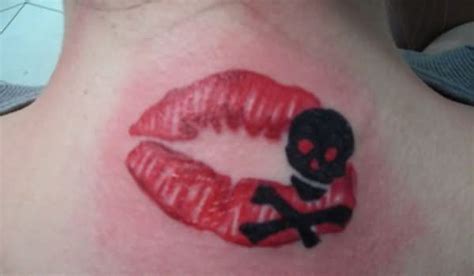 Red Lips Tattoo Sleeve Lipstutorial Org