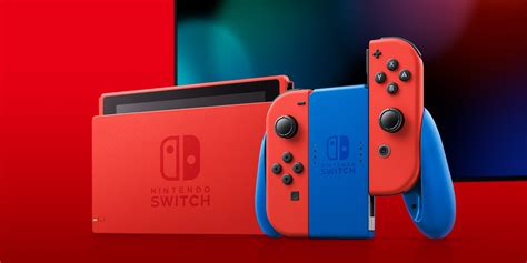 Nintendo Unveils Brand New Mario Red And Blue Switch Console Nintendo