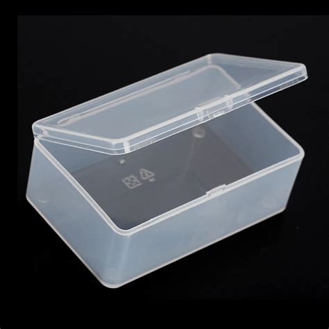 High Quality 1pc Small Clear Plastic Transparent Store With Lid Storage