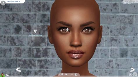 The Sims 4 Create A Sim Brown Skin Girl Youtube