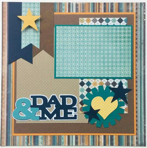 Premade Scrapbook Layout Dad Dad Premade Scrapbook Layout Fathers Day