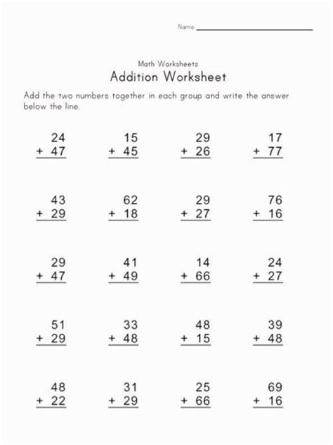 100% free calculus worksheets, printables, and activities. {Download PDF*} - Free Printable touch math addition ...