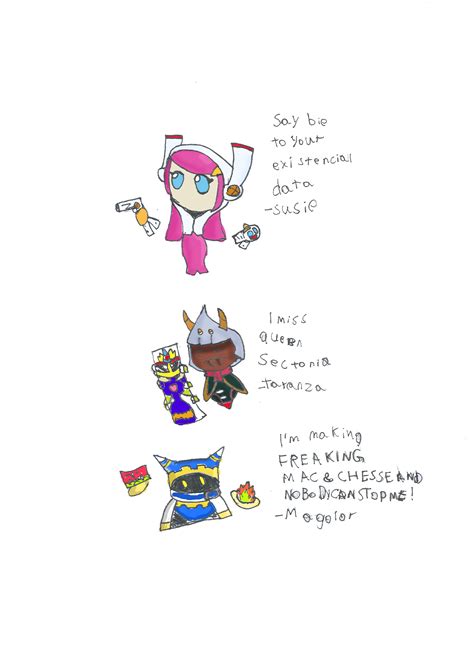 I Got Some Drawings Of Susie Taranza And Magolor I Made A Time Ago And