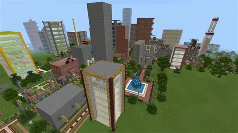 Minecraft Pe Map Raionny City Mcpe Map Download Mcworld Youtube