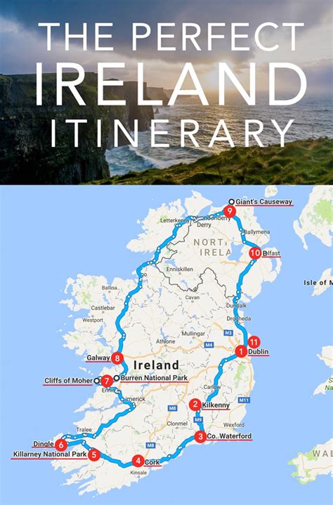 The Perfect Ireland Itinerary Ireland Itinerary Ireland Vacation Ireland Road Trip
