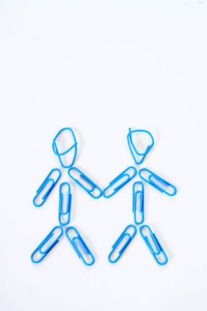 Two Stick Figures Holding Hands Stock Photos Pictures And Royalty Free