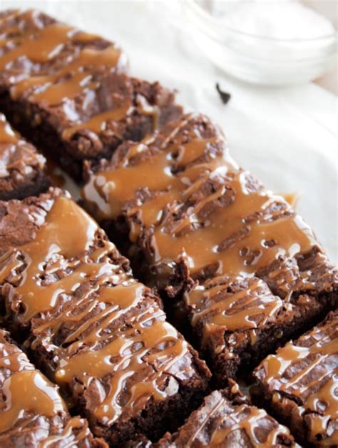 Salted Caramel Brownies | Cooking Goals