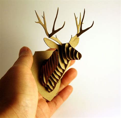 Paper Craft New 460 Papercraft Animals Head