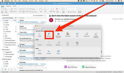 How to add an email account to Microsoft Outlook on a PC or Mac ...