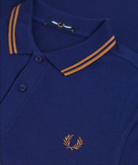 Fred Perry French Navy Long Sleeve M3636 Polo Shirt Jules B