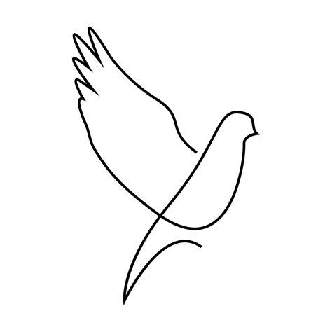 See simple line drawing stock video clips. One line drawing of pigeon. Great as a tattoo sketch ...