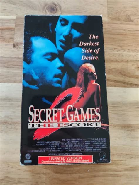 VHS SECRET GAMES 2 The Escort Erotic Thriller Classic Vhs