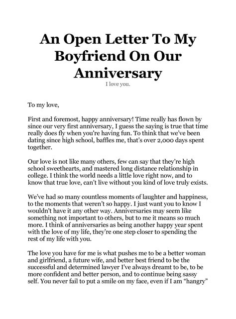 6 Month Anniversary Letter For Girlfriend Werohmedia