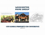 Washington Prime Group (WPG) Presents At Citi Global Property CEO ...