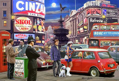 Swinging Sixties London Painting By Kevin Walsh Fine Art America