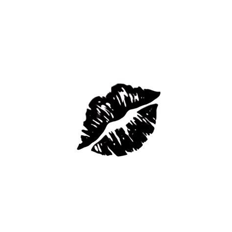 Lipstick Lip Kiss Black Kissing Sticker By Gothgirl31