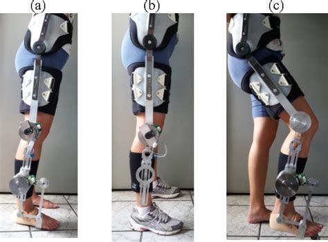 Design Of A Lower Limb Exoskeleton For Experimental Research On Gait Control Semantic Scholar