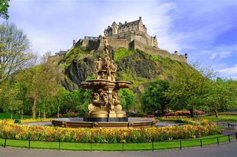 1131027 Landscape Hill Rock Sky Scotland Castle Edinburgh Uk