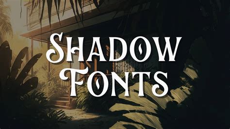 26 Astonishing Shadow Fonts That Can Create Extraordinary Designs