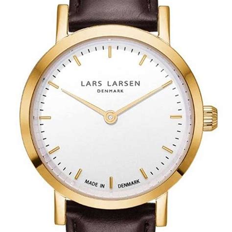 楽天市場LARS LARSEN ラースラーセン LLARSEN エルラーセン 電池式クォーツ 腕時計 WH124GW BLLG14