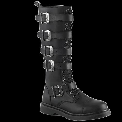 demonia bolt 425 unibat boots vegan sku bolt425 bvl vixens and angels