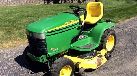 2003 John Deere Gt245 For Sale Online Auction At Youtube