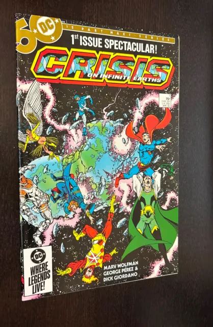 Crisis On Infinite Earths 1 Dc Comics 1985 George Perez Vfnm