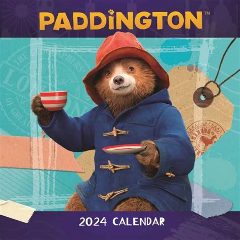 Paddington Bear Movie Wall Calendar 2024 By Portico Designs 240953 £10