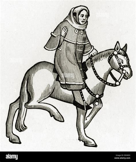 Geoffrey Chaucer S Canterbury Tales The Man Of Law On Horseback