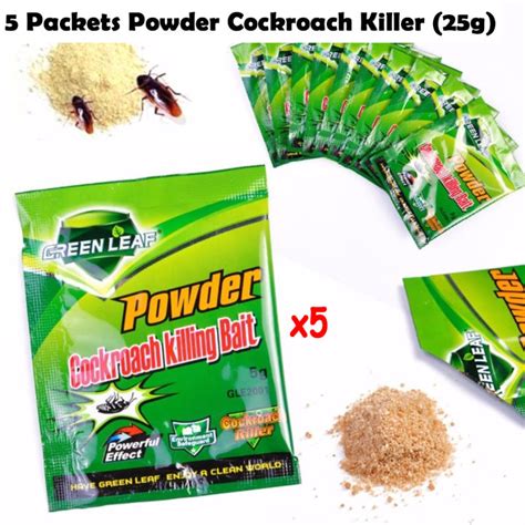 Green Leaf 5 Packets Powder Cockroach Killer Hot Selling High Quality