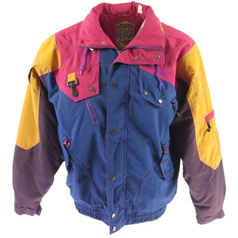 Vintage 90s Nevica Ski Jacket Mens 42 Recco Premiere Neige Puffy
