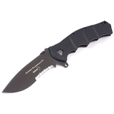 Serrated Folding Knife Böker Kalashnikov Kalashnikov Ak 101 Black 50