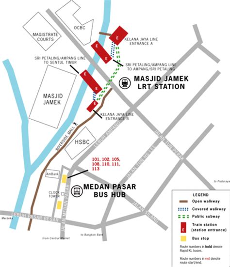 Masjid jamek lrt station is a rapid transit station in kuala lumpur, malaysia. Masjid Jamek LRT station, Ampang / Sri Petaling Line LRT ...