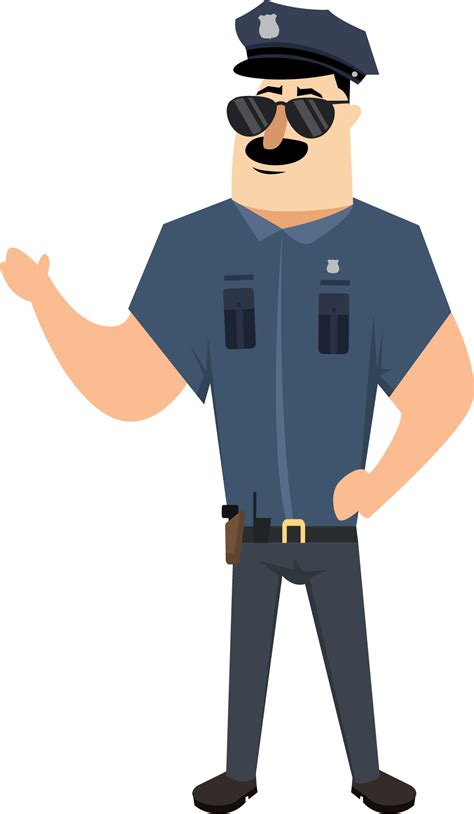 police vector png isolated file png mart