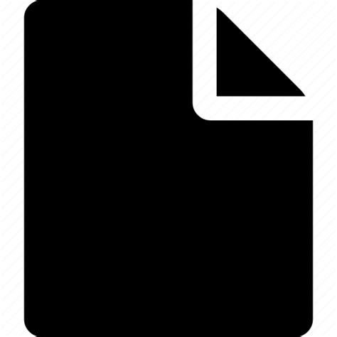 Black File Black Paper File Icon Download On Iconfinder