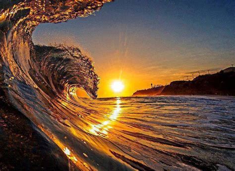 Beautiful Sunset Over The Ocean Sunset Surf Sunset Wallpaper Waves