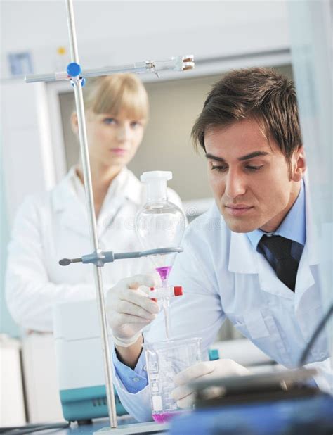 Science People In Bright Lab Stock Photo Image Of Adult Healthcare