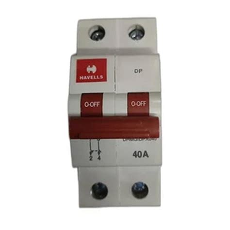 40a Havells Double Pole Mcb At Rs 1505piece Havells Mcb In New Delhi