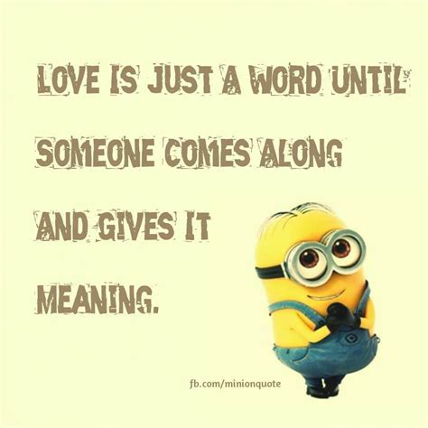 Minion Love Quotes Quotesgram