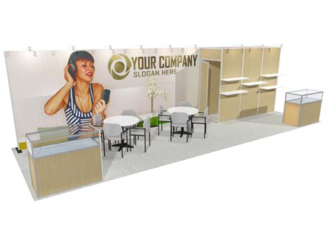 10x30 Trade Show Rental Booths Expo Services