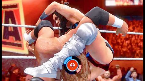 WWE 2k20 Tessa Blanchard Vs Triple H 01 Intergender Wrestling YouTube