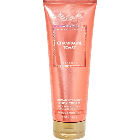Bath Body Works Holiday Faceted Champagne Toast Body Cream Body