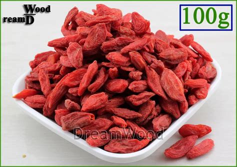 Prime Goji Berries 100g Organic Dried Wolfberry Ning Xia 2014 Chinese Green Food Herbal Tea For