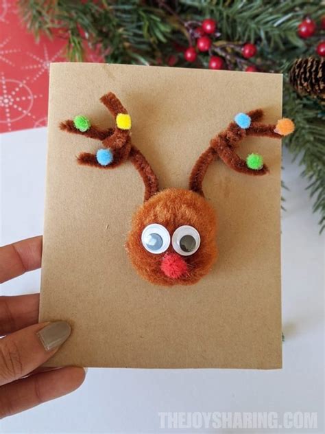 25 Simple Christmas Cards Kids Can Make The Joy Of Sharing