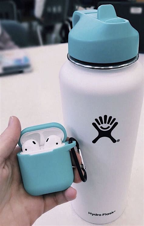 Aesthetic luxurious cases designed to fully protect your airpods new airpods pro cases available now ! #hydroflask #airpods #aesthetic | Water bottle, Hydroflask