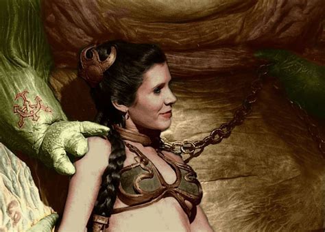 Leia And Jabba Colorized Scrolller
