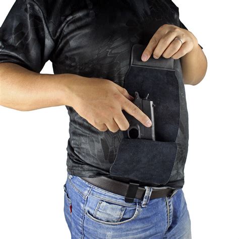 Concealed Carry Gun Holster Leather Iwb Holster For Small And Medium Handgun Ebay
